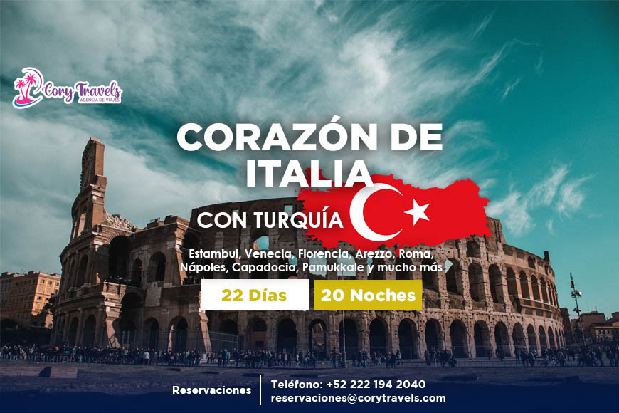 #CoryTravels | Corazón de Italia Con Turquía